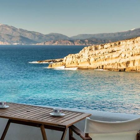 Nostos Cave Seaview Apartment ماتالا المظهر الخارجي الصورة