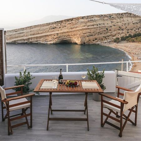 Nostos Cave Seaview Apartment ماتالا المظهر الخارجي الصورة