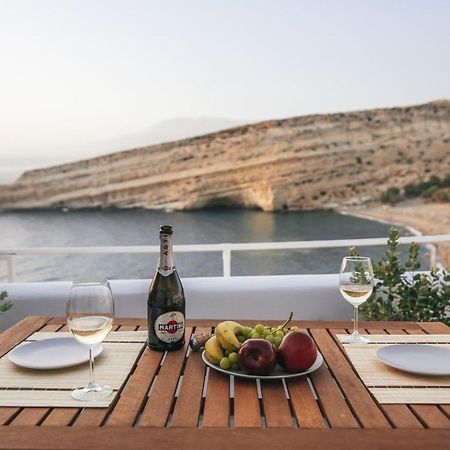 Nostos Cave Seaview Apartment ماتالا المظهر الخارجي الصورة