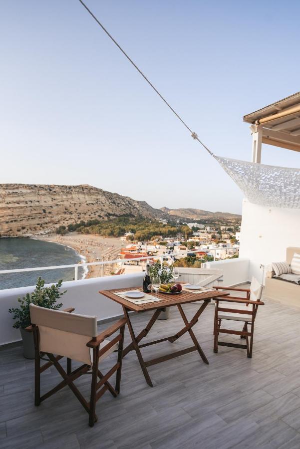Nostos Cave Seaview Apartment ماتالا المظهر الخارجي الصورة
