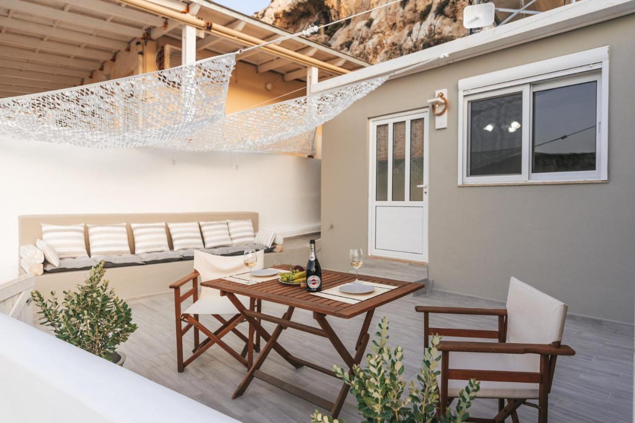 Nostos Cave Seaview Apartment ماتالا المظهر الخارجي الصورة